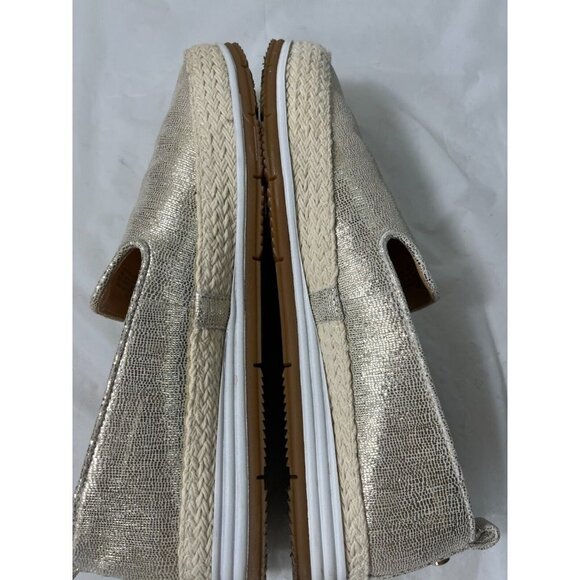 Alex Marie Raanata Espadrille Slip-Ons size 9.5 TAUPE SOFT GOLD - Picture 7 of 16